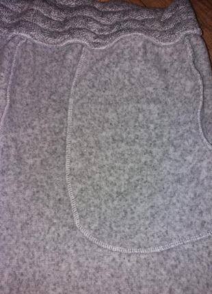 🔥шикарні стильні модні теплі сірі спортивні штани з начосом р. м6 фото