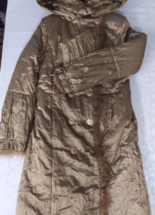 Пальто,куртка, женская длинная размер 46 (наш) зимняя очень теплая.3 фото