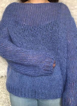 Базовий оверсайз светр із мохера