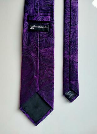 Фіолетовий краватка з візерунком butler and webb3 фото