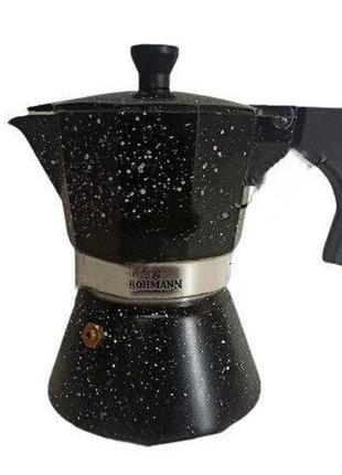 Кофеварка гейзерная bohmann 9703-bh (150 мл)5 фото
