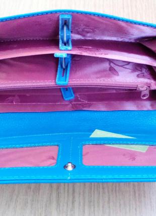 Женский кошелек (портмоне, клатч), лакированная кожа5 фото