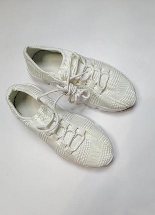 Кеди кросівки текстильні білі amazon розмір 365 фото