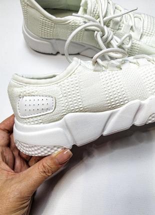 Кеди кросівки текстильні білі amazon розмір 362 фото