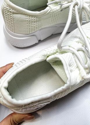 Кеди кросівки текстильні білі amazon розмір 363 фото