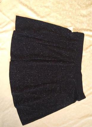 Женская,новая, черная с серебринками юбка,ca4 фото