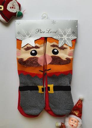 Носки женские махровые новогодние 2 пары на планшетке pier lone турция люкс качество