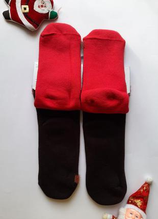 Шкарпетки жіночі махрові новорічні 2 пари на планшетці pier lone туреччина люкс якість3 фото