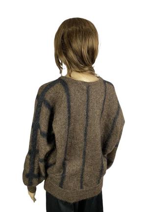 Невероятно красивый винтажный свитер от люкс бренда4 фото