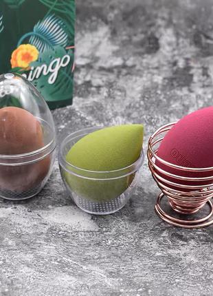 Спонж для макіяжу /набір спонжей3 фото