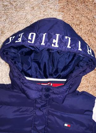 Пуховик зимова куртка tommy hilfiger оригінал6 фото