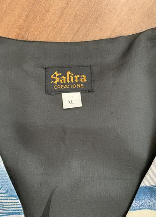 Safira жилетка жилет винтаж яркая гламурная абстракция6 фото