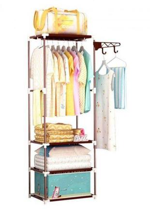 Напольная вешалка для хранения одежды и обуви new boxy coat rack3 фото