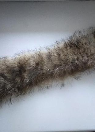 Натуральный меховой воротник на куртку