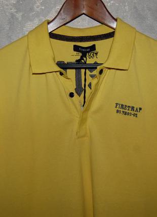 Футболка сорочка поло англійської фірми firetrap (ловець вогню) оригінал на 50-52 р (s)6 фото