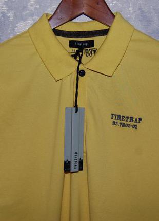 Футболка сорочка поло англійської фірми firetrap (ловець вогню) оригінал на 50-52 р (s)4 фото
