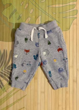 Теплые штанишки carter's для малыша 3-6мес.1 фото