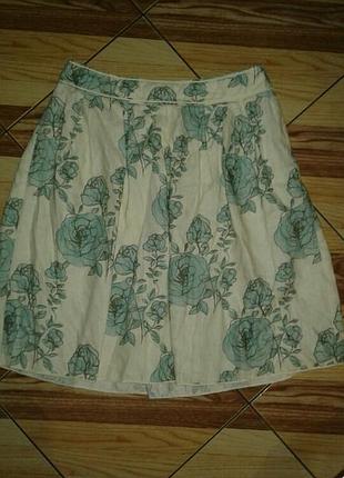 Класна спідниця 100% льон