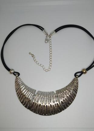 Ожерелье с подвеской каучуковый шнур2 фото
