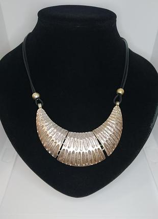 Ожерелье с подвеской каучуковый шнур