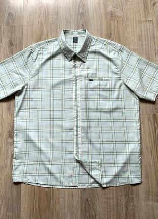 Мужская туристическая рубашка с коротким рукавом odlo