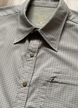 Мужская треккинговая рубашка скарманом mountain hard wear5 фото