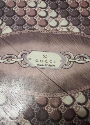 Шарф шелк в стиле gucci6 фото