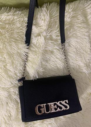 Кожаная сумка guess2 фото