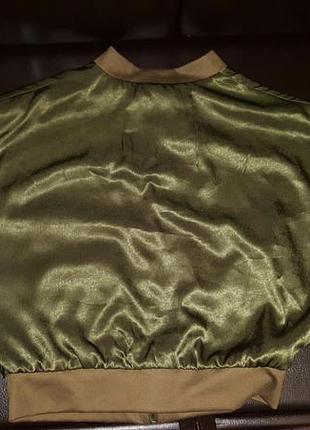 Шовковий бомбер корея р. 36,38-40