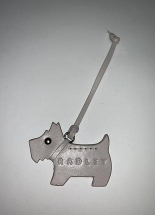 Англія! фірмовий шкіряний брелок для сумки radley