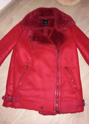 Дубленка косуха bershka!!!