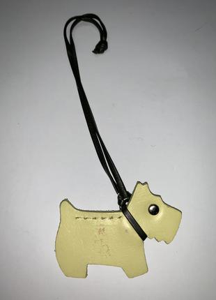 Англия! кожаный фирменный брелок для сумки radley.