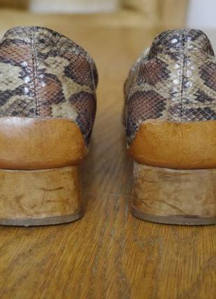 Туфлі "рептилія" розмір 42 устілка 27,7 см maripe4 фото