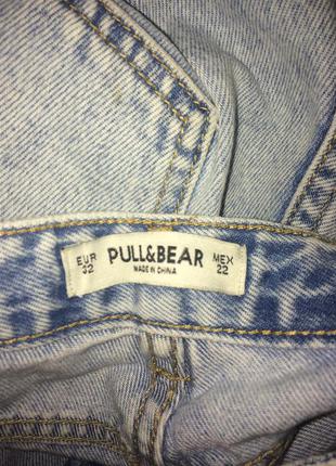 Светлые джинсы mom pull&bear2 фото