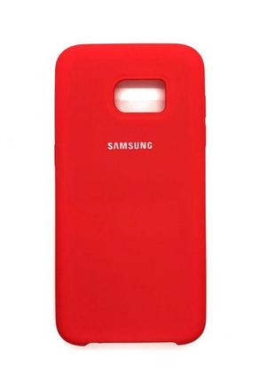 Чехол silicone case cover для samsung galaxy s7 g930 красный