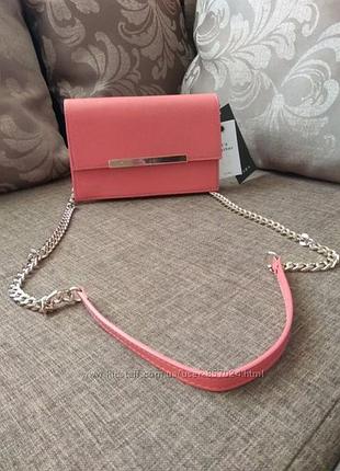 Шкіряна шкіряна сумка клатч від zara2 фото