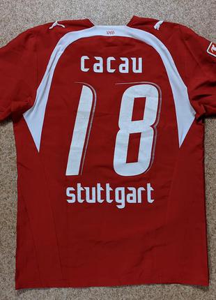 Игровая футболка (выездная) puma vfb stuttgart,  cacau #18, сезон 2006/075 фото