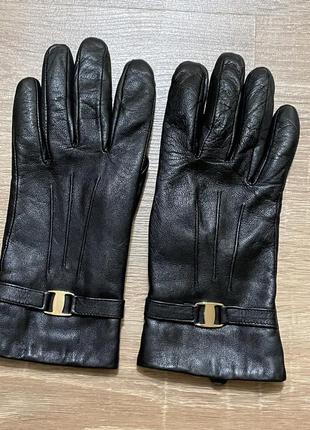 Шкіряні рукавички, зимові