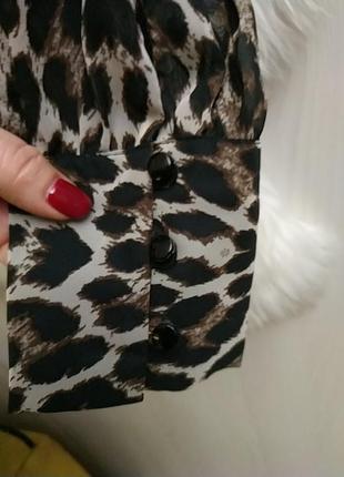 Блуза принт леопарда nev look2 фото