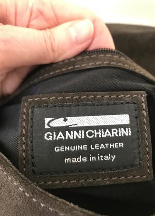 Брендовая итальянская сумка- натуральная замша gianni chiarini4 фото