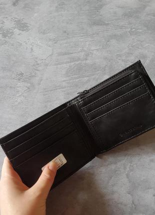 Кошелёк кошелек мужской черный гаманець бумажник5 фото