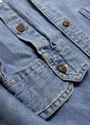 Сорочка джинсова jack and jones, вінтажна, якісна7 фото