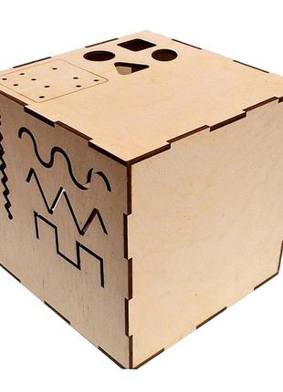 Заготівля основа для бизикуба бизикуб 24 см + базова комплектація деталями для бізікуб куб бізі з фанери7 фото