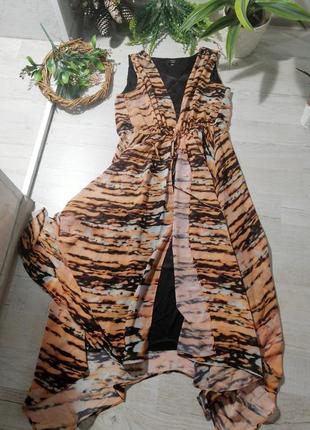 Сукня тигр тирговий прінт символ 2022 трендова сукня