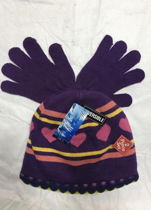 Комплект ( шапочка + перчатки ) winter originals1 фото