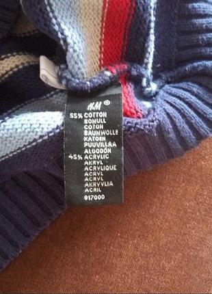Свитер h&m размер 110 3