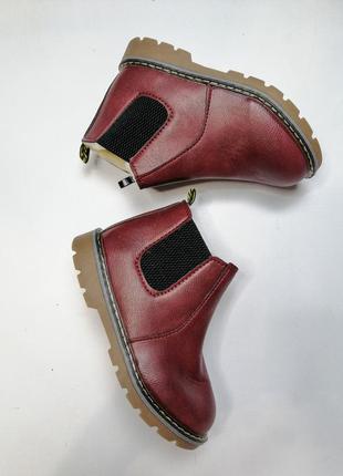 Ботинки зимние на меху бордовые для девочки amazon размер 30