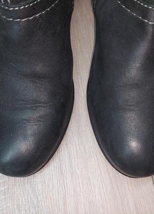 Удобные кожаные ботинки дорогого бренда wolky