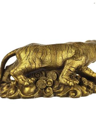 Статуетка тигр 6х15х5 см бронзова (c3504)4 фото