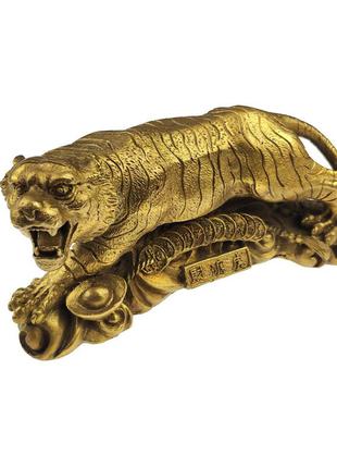 Статуэтка тигр 6х15х5 см бронзовая (c3504)2 фото
